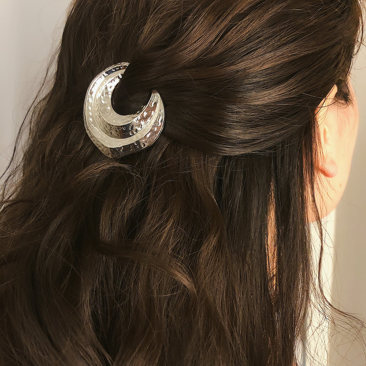 Womens Star  Moon Plating Alloy Hair Accessories NHXR127897picture5