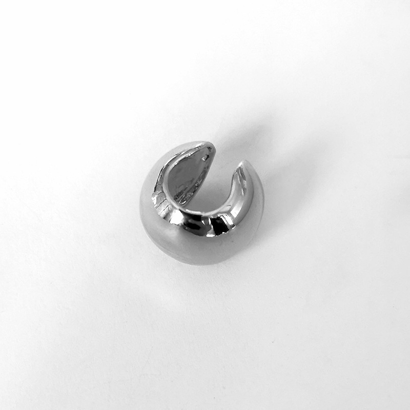 Daily Occasion Copper Material 1 Piece Streetwear C Shape Copper Ear Clips