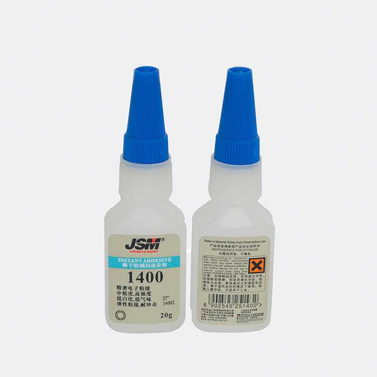 JSM-1401厂家长期供应难粘接型材料低白化无气味的瞬干胶快干胶水