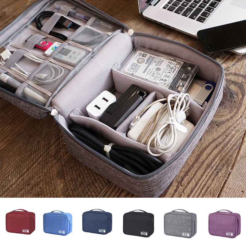 multi-function Digital Finishing package travel Supplies data line Storage bag capacity waterproof Digital package wholesale