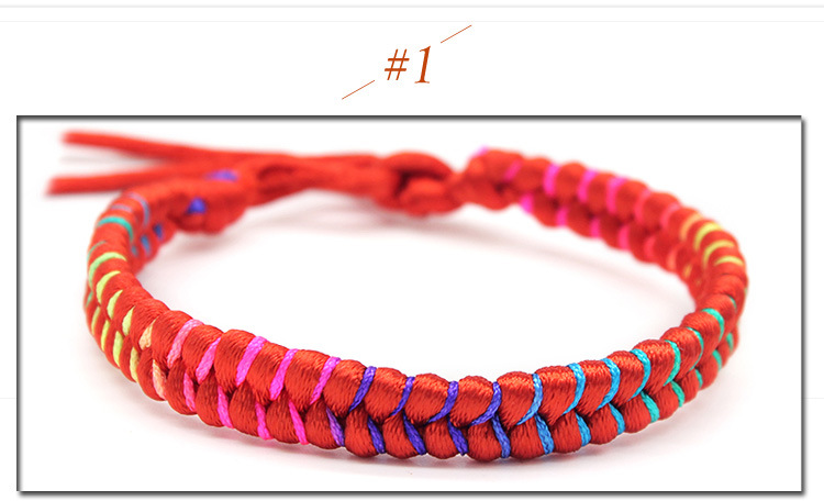 Ethnic Style Geometric Colorful Rope Braid Women's Bracelets display picture 2