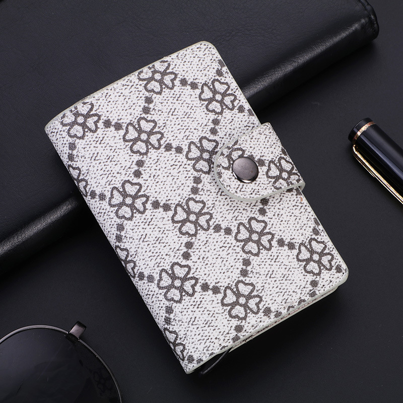 厂家直销跨境PU铝合金钱包RFID屏蔽防盗卡包卡包定制logo|ms