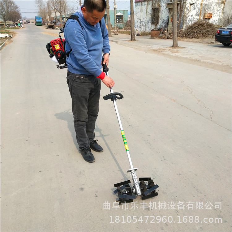 功能齐全汽油背负式四冲程锄草机多功能耕地除草机割草机价格