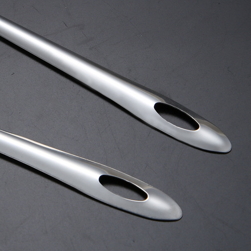 Thickened stainless steel hot pot spoon kitchen utensils soup colander can be hung large soup spoon long handle spoon soup shell soup colander