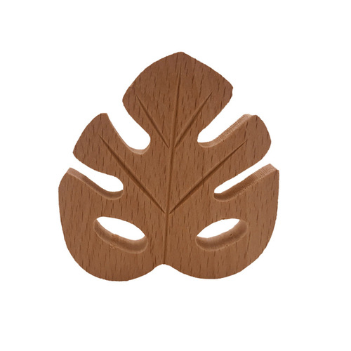 AliExpress Amazon DIY jewelry teething cartoon beech animal leaves molar stick baby teether toy