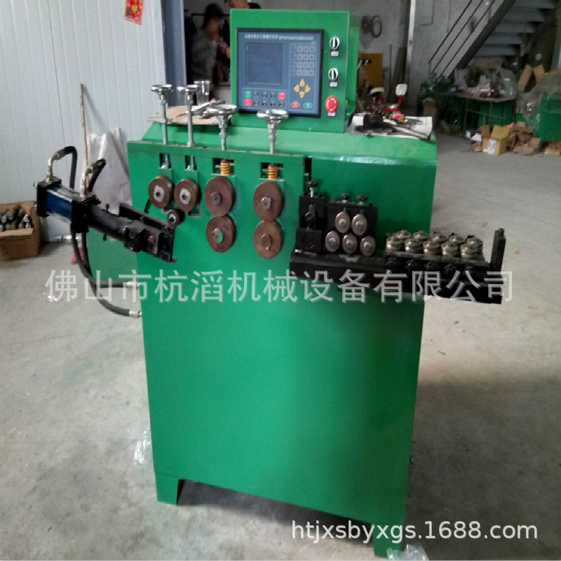 浙江篮球架圈卷圈机 快速螺旋打圈机 16圆钢管卷簧成型机