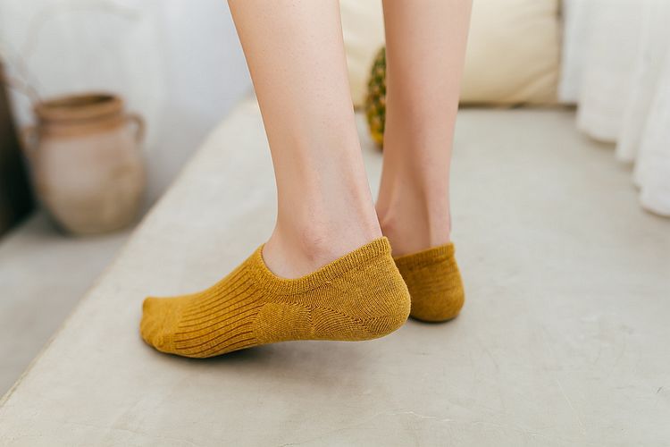 solid color cotton short socks  NSFN40087