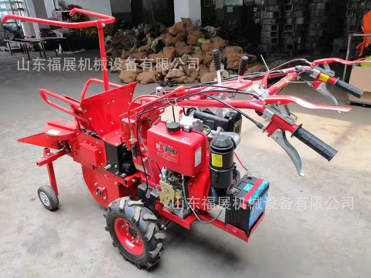 手扶式玉米收获机 山地玉米收割机 掰玉米棒子机器 玉米收割机