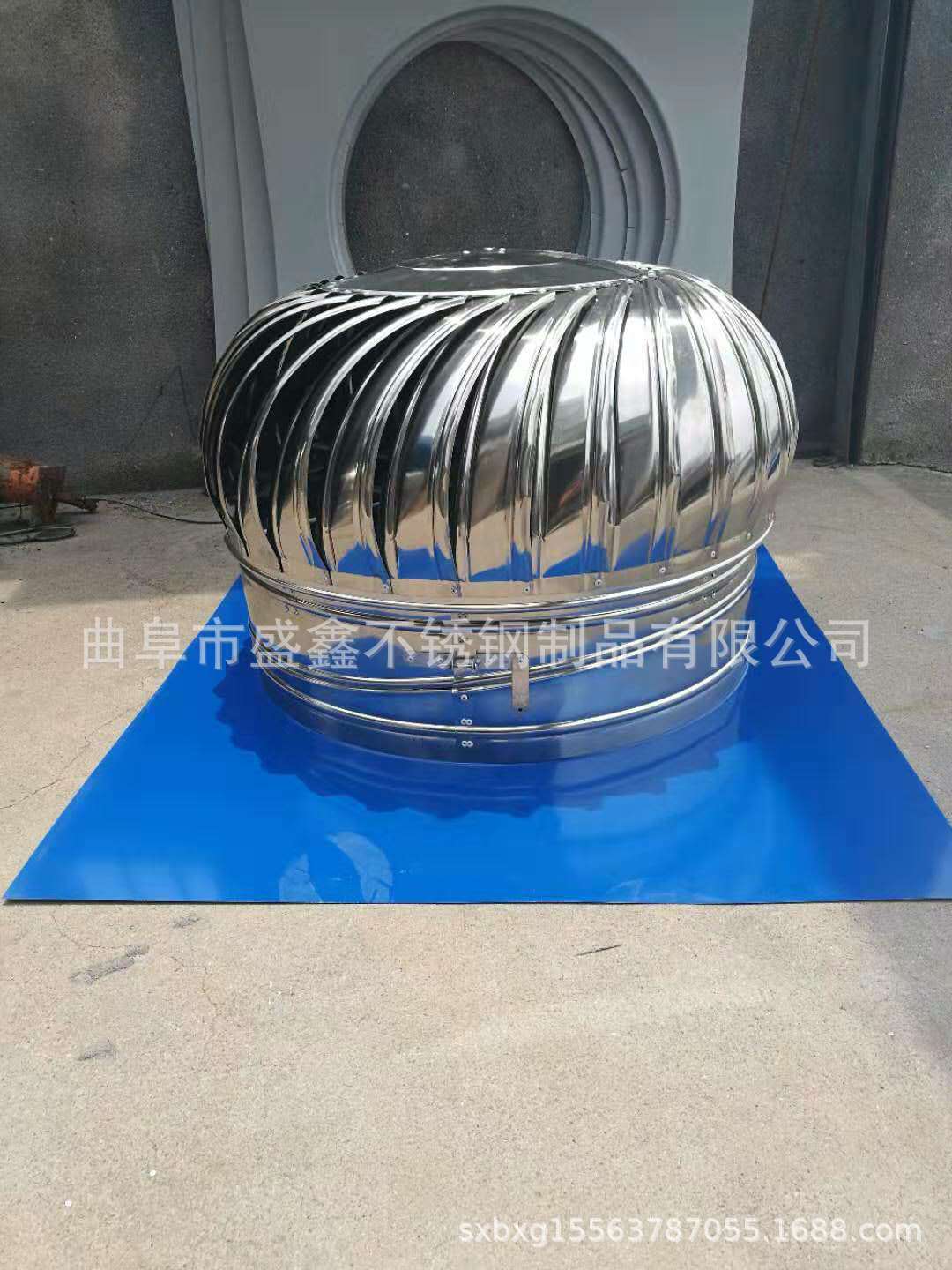 无动力通风器不锈钢风帽适用于楼顶养殖场无噪音无污染