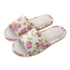 Summer non-slip slippers indoor for beloved suitable for men and women, cotton and linen