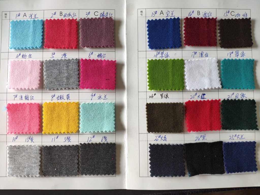 現貨供應 全滌單面絨220g/m2 染色仿棉單面絨 短纖滌紗單面絨