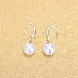 南海经典珍珠耳坠耳勾耳环女日韩贝珠复古耳环耳饰热卖产品