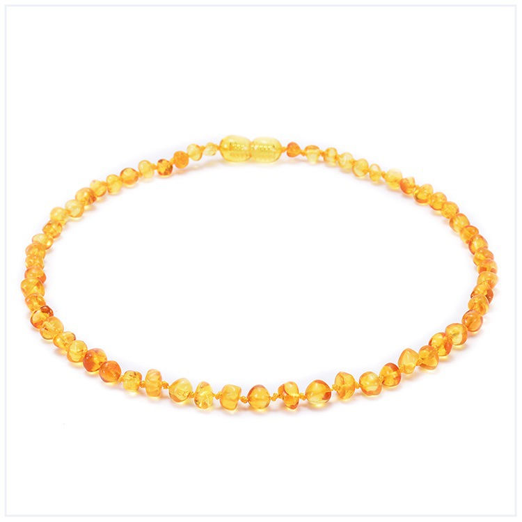 Fashion Geometric Amber Beaded Kid's Necklace display picture 4