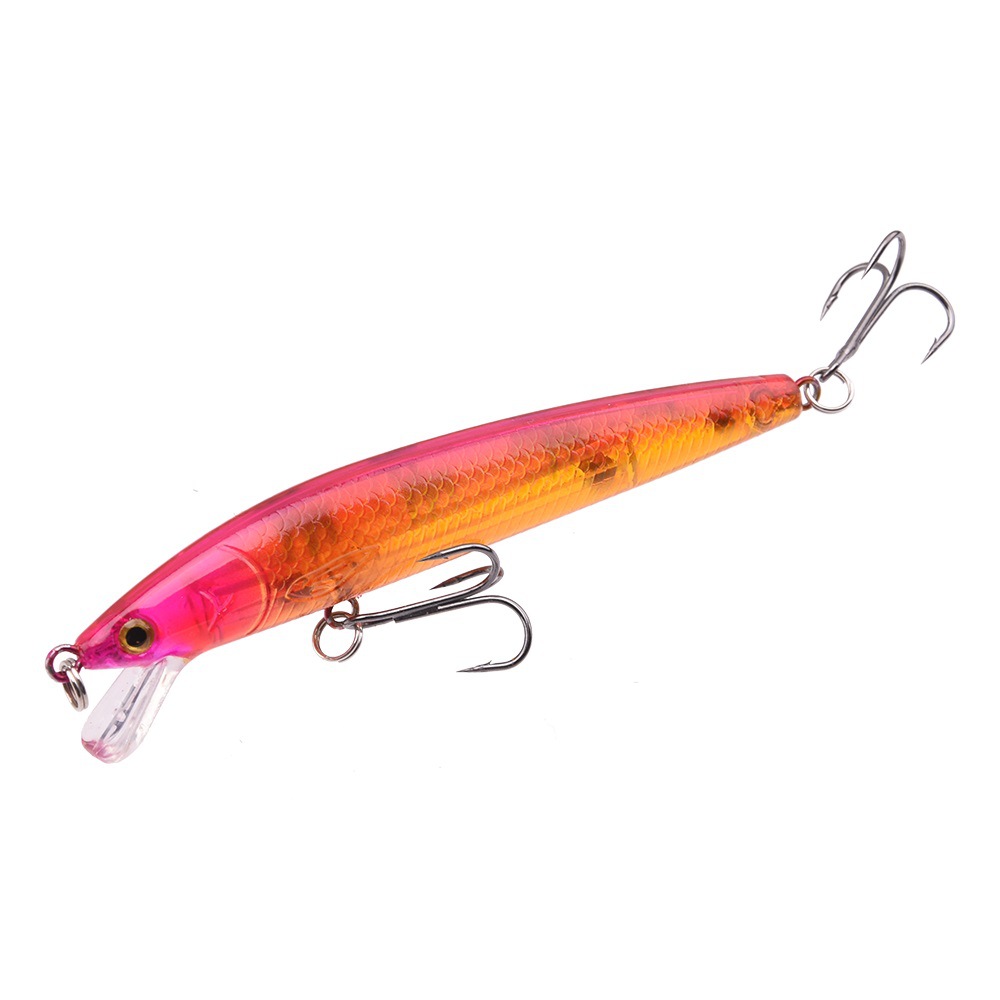Shallow Diving Minnow Lures 100mm 7g Sinking Minnow Baits Fresh Water Bass Swimbait Tackle Gear
