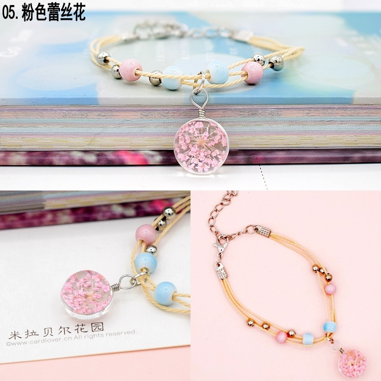 Bracelet en Perles en céramique Boule de verre alliage - Ref 3446506 Image 42
