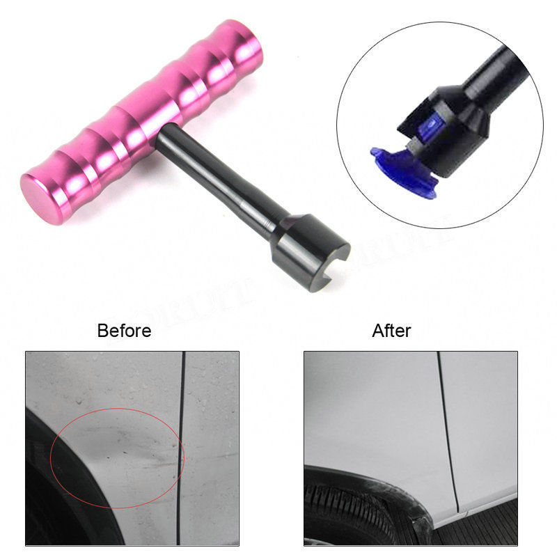 Car Dent Repair Tool Red Short T Pull Suction Pit Suction Cup Pull Tool Dent Pull Repairer