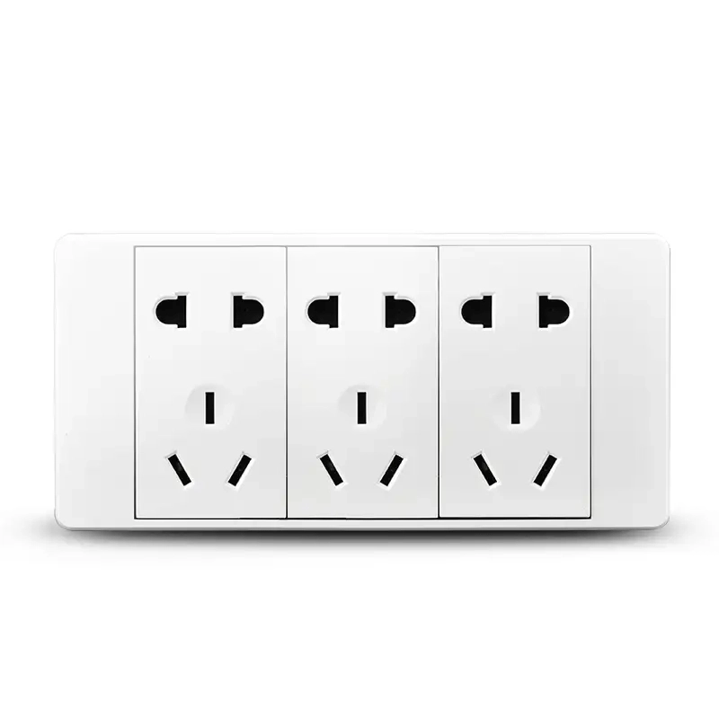 86 встроенный один открытый один контролируемый пять -отверстий USB панель переключателя темная установка 5 -отверстий белый домашний настенный выключатель оптом