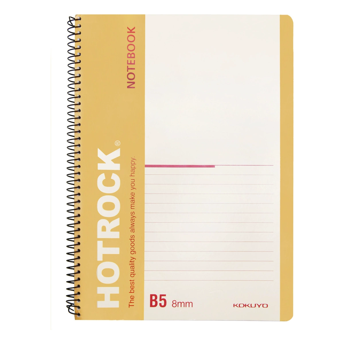 Watanabol (Gambol) WCN-R0080 spiral binding book notebook B5.80 page. Color random
