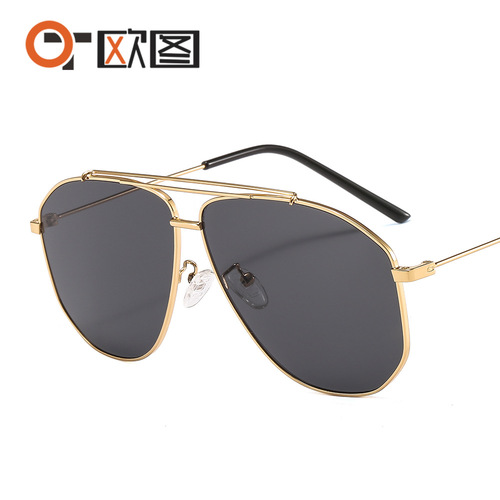 New GG metal sunglasses 9835 versatile sunglasses for men and women, fashionable face shaping, cross-border hot selling wholesale