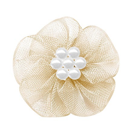 Yao Ming cinta de poliéster DIY pequeña flor ropa interior decoración hecha a mano cinta flor horquilla Decoración Accesorios