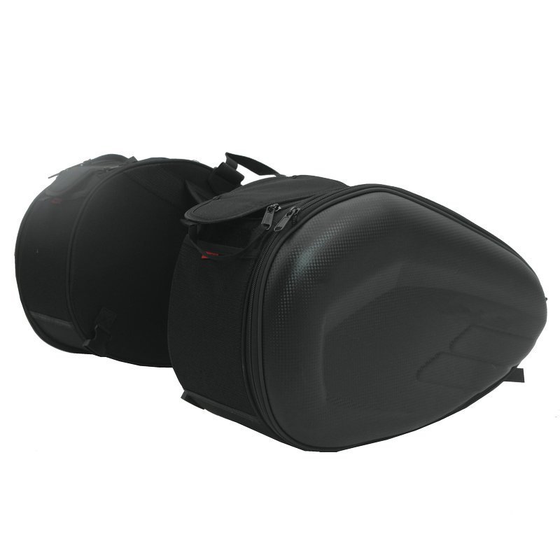 SA-212 Directo de fábrica de la motocicleta bolsa de montar bolsa de sillín bolsa lateral con cubierta impermeable puede contener casco