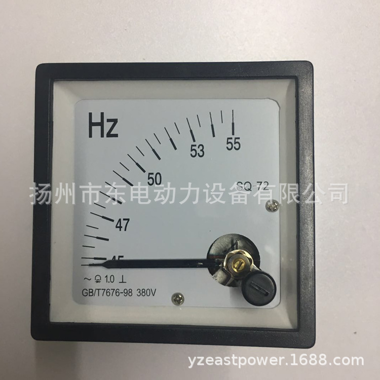 SQ-72柴油发电机组频率表 72型三相频率表 50Hz频率表 45-55Hz表