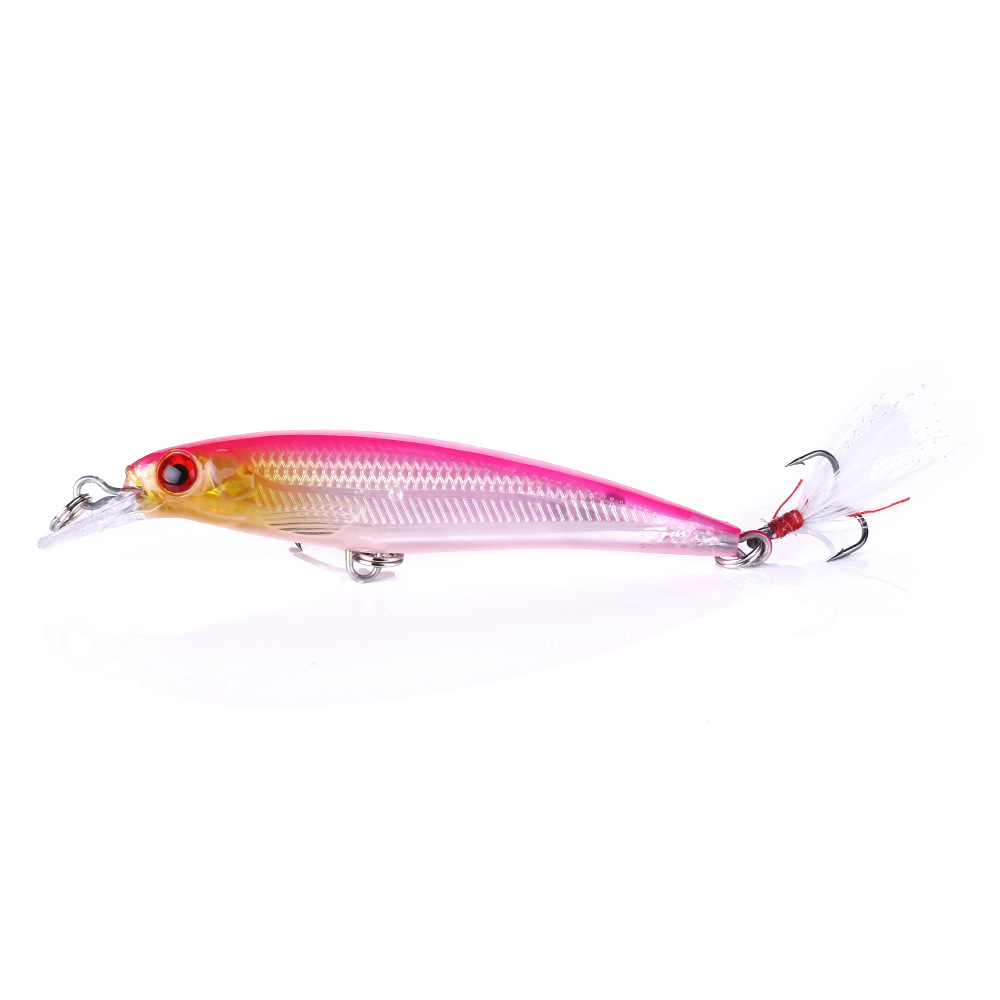 Sinking Minnow Fishing Lures 90mm 8g Hard Plastic Baits Fresh Water Bass Swimbait Tackle Gear