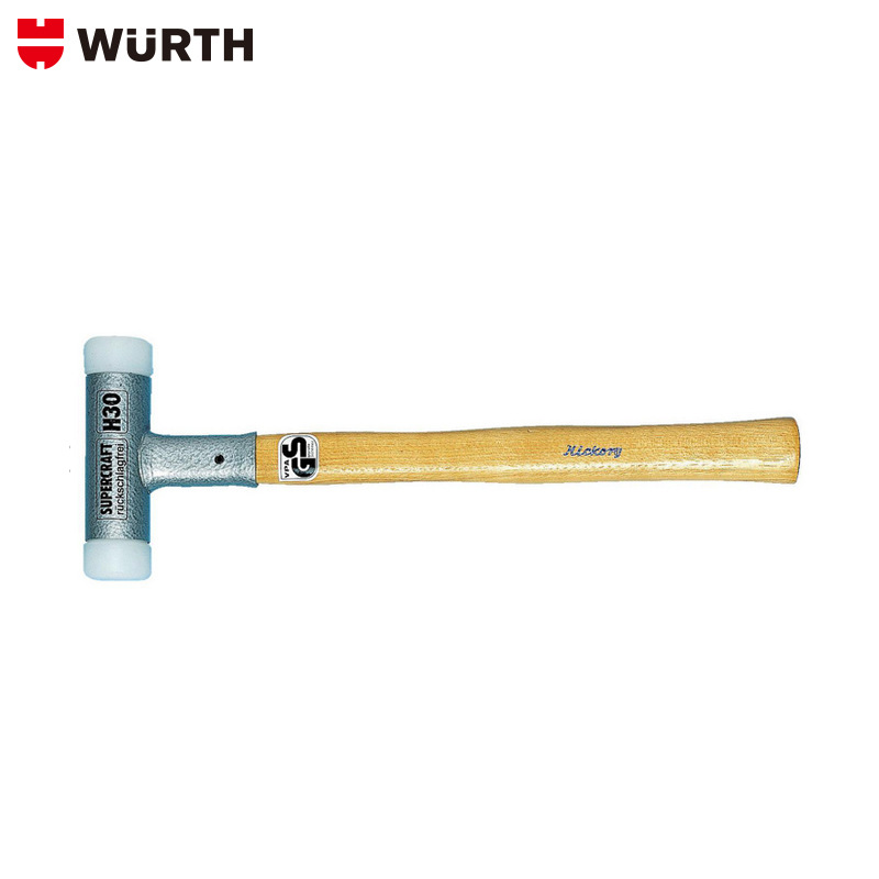 wurth/伍尔特反弹锤带尼龙头 无反弹锤-D30MM钳工锤锤子071572 52
