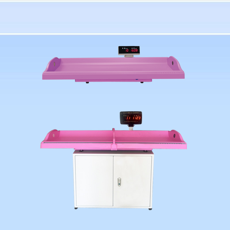 HW-1000型婴儿秤，超声波身高体重坐高测量仪，自带储物柜，打印