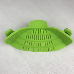 Silicone Filter New Model Big Mouth Pot Edge Water Strainer Silicone Drain Dish Drier Pot Edge Drain Guard