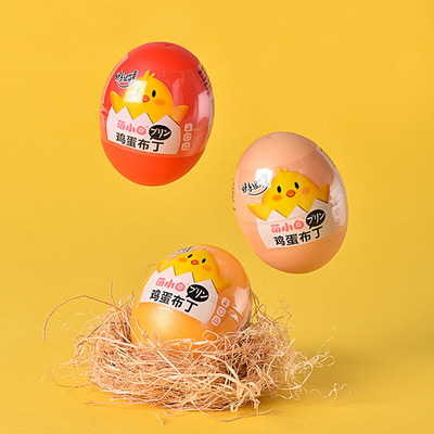 高颜值鸡蛋布丁100克喜蛋红鸡蛋伴手礼办公室休闲小吃Q弹儿童零食|ms