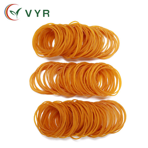 Manufacturer VYR43*1.4 industrial high elastic transparent yellow rubber band rubber ring rubber band cowhide band