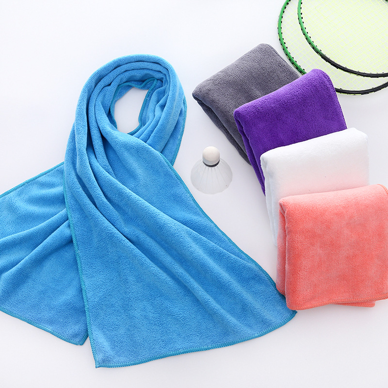Gao Yang Manufactor wholesale 30*100 Quick drying Hyperon fibre Sports towel customized LOGO yoga Bodybuilding necessary