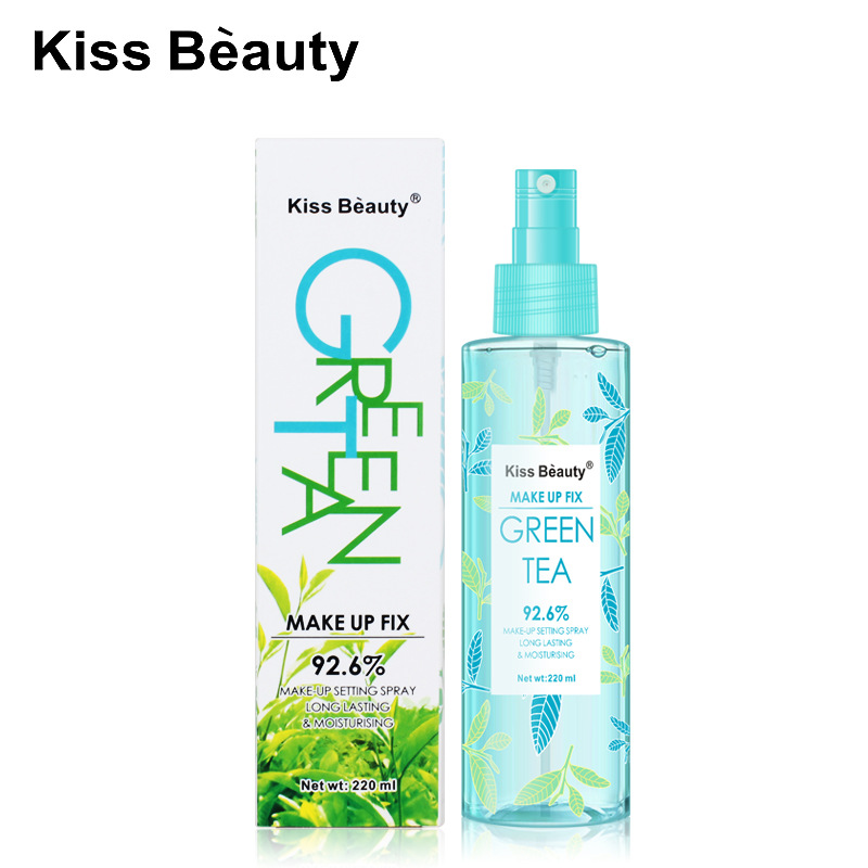 跨境专供kissbeauty定妆喷雾保湿持久补水收缩毛孔爽肤水化妆水