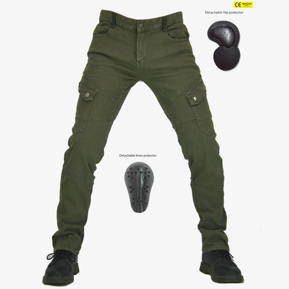 Directo de fábrica retro pantalones delgados pantalones vaqueros de la motocicleta al aire libre de los hombres pantalones pequeños pantalones de montar a prueba de caídas