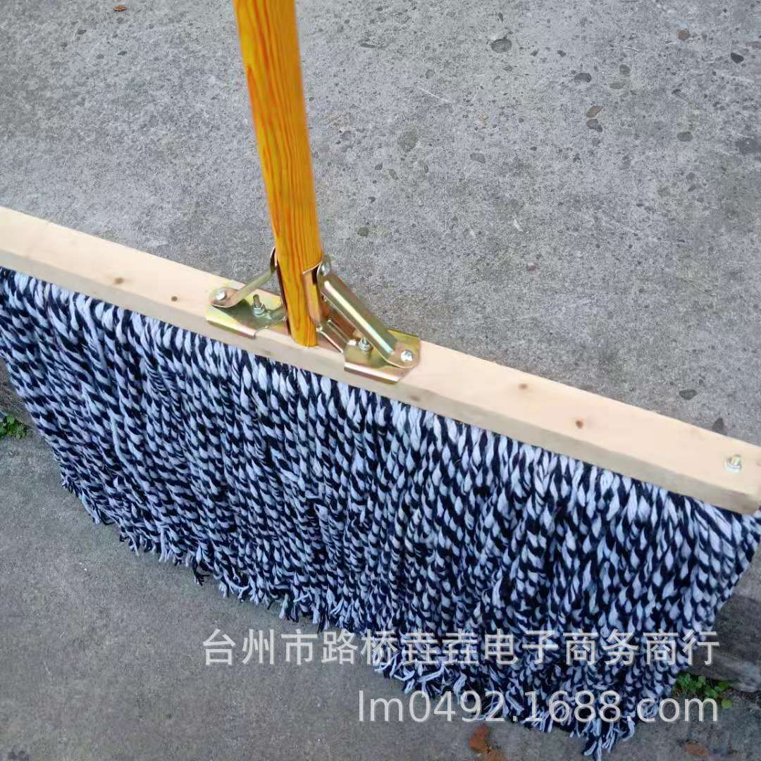 Direct selling wholesale series Woods Cotton Thread handle head T- Round type Labor insurance Big mop mop
