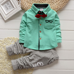 Children's Spring and Autumn New Cross-border Clothing, Spring and Autumn Boys and Girls Set, Long-sleeved Set, Two-piece Set, Fashion