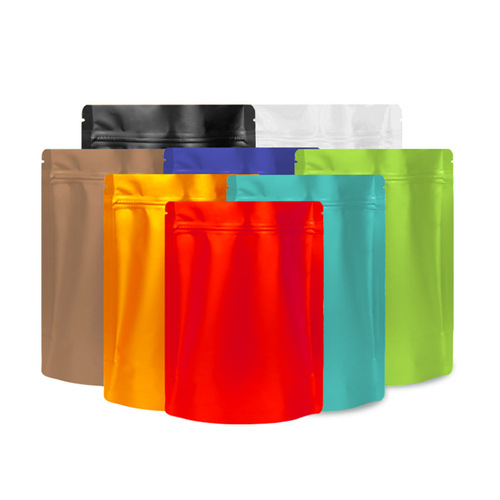 Manufacturer of color aluminum-plated self-standing ziplock bags, coffee tea bags, snack food cat and dog food bags, packaging bags