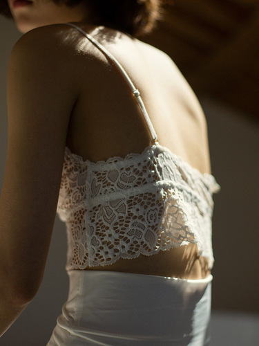 French bralette underwear lace women summer no wire bra French underwear thin small breast bra women