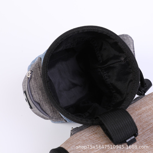 Printed LOGO dog training dog food bag dog training waist bag portable outdoor pet snack bag pet dog food bag