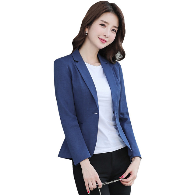 Suit jacket short new style self-cultivation fashion middle sleeve 