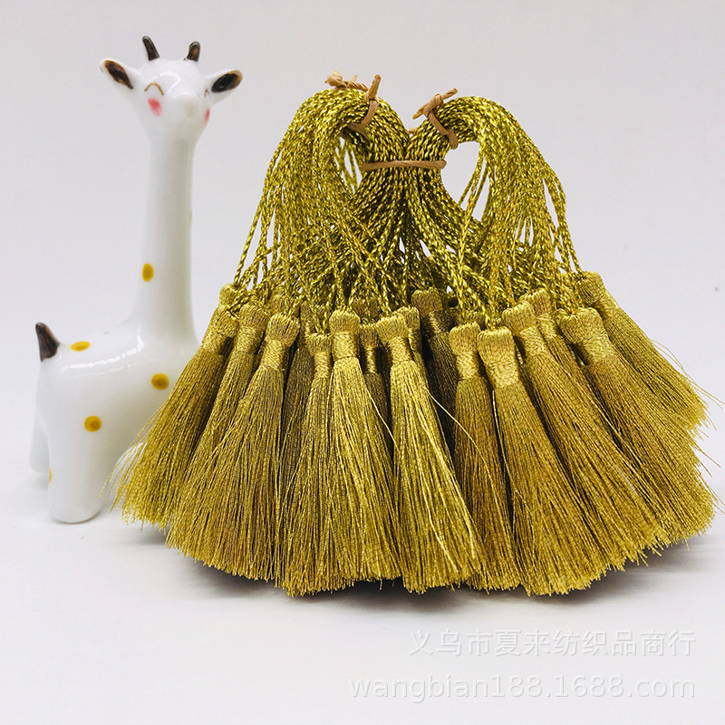 金丝线小流苏穗子中国结流苏挂件装饰 香包手工金丝流苏穗 可订