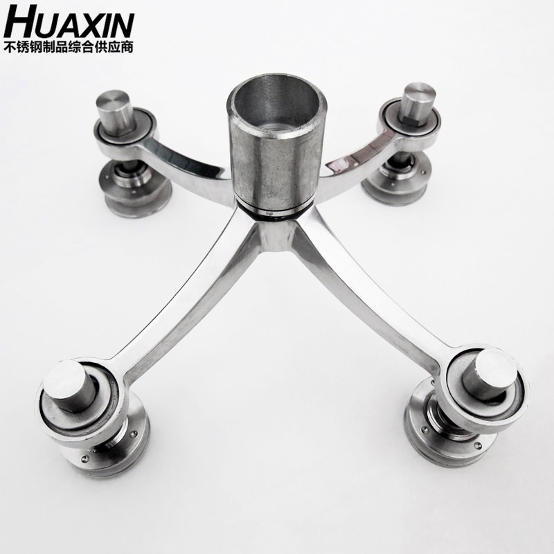 304 316不锈钢点支式玻璃幕墙配件驳接爪200系列含驳接头转接件