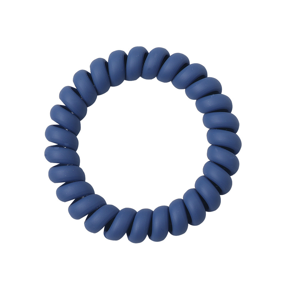 Europäische Und Amerikanische Grenz Überschreitende Mode Matti Erte Telefon Leitung Haar Ring Damen Gummiband Elastizität Nahtloses Kopfs Eil 2021 display picture 1