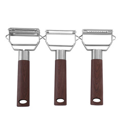 Stainless steel double-sided peeler multifunctional melon peeler fruit slicer peeler fruit peeling knife reamer