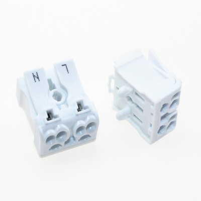 二位插拔接線端子uL認證 923壹2P快速接線端子 二位彈簧按壓端子