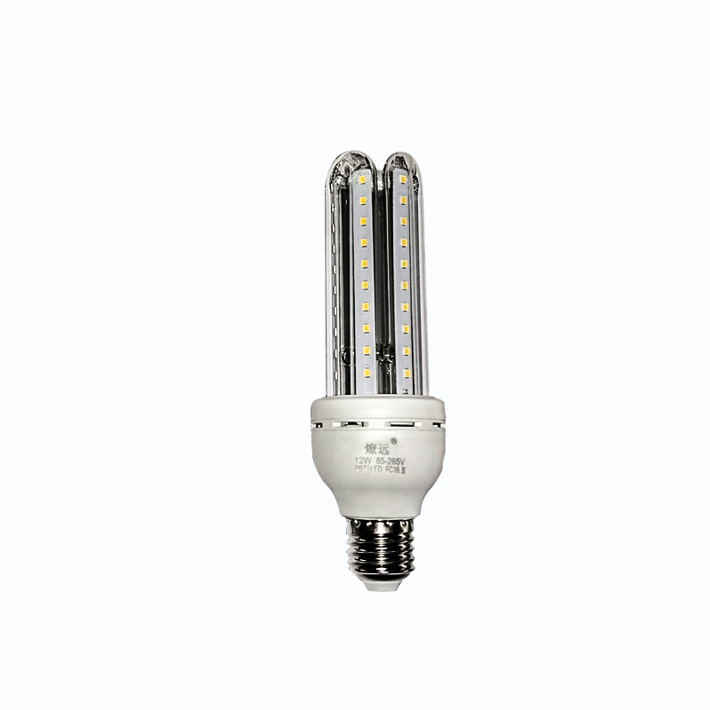 U 자형 에너지 절약 램프 E27 대형 스크류 LED 에너지 절약 전구 COB 슈퍼 밝은 50W 유리 전등 그늘 작업장 도매