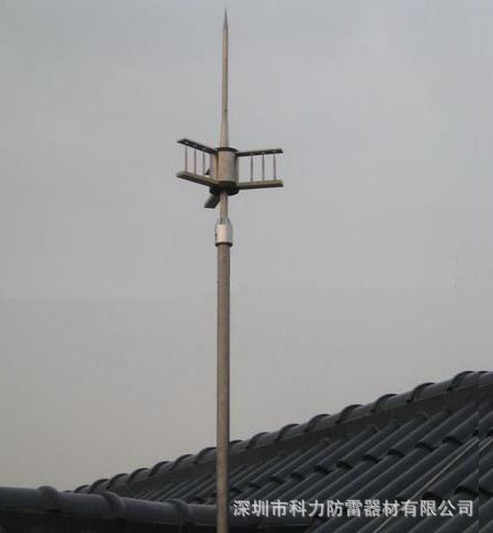 不锈钢避雷针 接闪器接闪杆 提前放电避雷针 工业避雷针