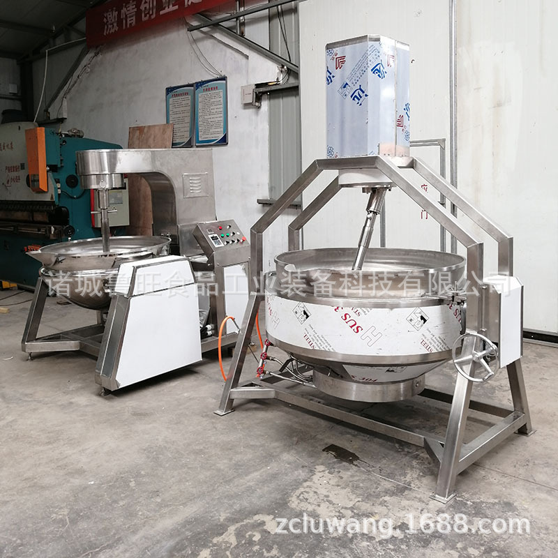 行星搅拌炒锅 半自动行星搅拌炒锅 敖酱自动点火行星搅拌炒锅