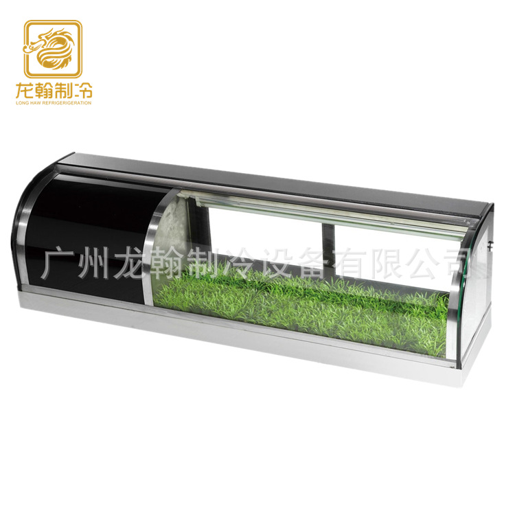 1.2米1.5米1.8米2米商用单层寿司冷藏保鲜展示柜 台式刺身陈列柜